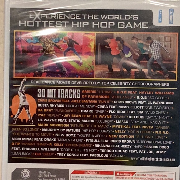 The Hip Hop Dance Experience Wii Game New Factory Sealed - Picture 3 of 8